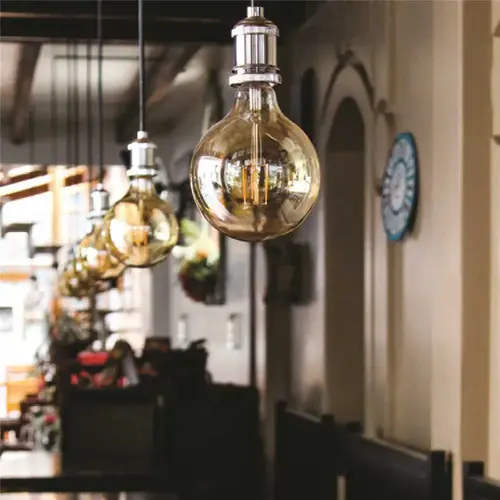 Electric G16-1/2 3.8w 2700k E12 Base Clear Filament LED Bulb Electric G16-1/2 3.8w 2700k E12 Base Clear Filament LED Bulb