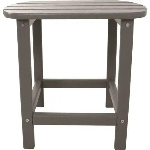 Verde 19" X 15" Side Table In Slate Gray