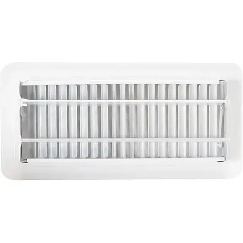 FLOOR DIFFUSER/REGISTER 61603 WHITE 4"X10" STEEL FLOOR DIFFUSER/REGISTER 61603 WHITE 4"X10" STEEL