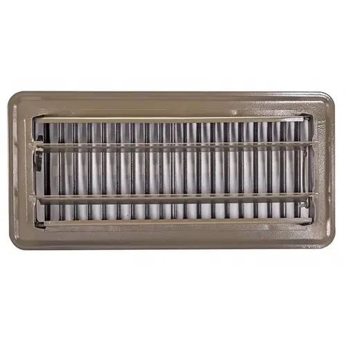 FLOOR DIFFUSER/REGISTER 61602 BRONZE 4"X10" STEEL FLOOR DIFFUSER/REGISTER 61602 BRONZE 4"X10" STEEL