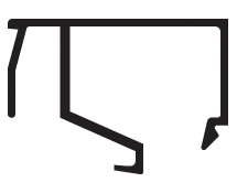 CRL-U.S. Aluminum CC21871 1/4" Glass Bead, Custom Paint - 24'-2" Stock Length