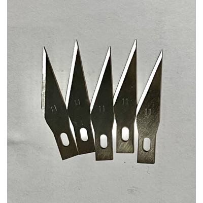 HANGZHOU GREAT STAR INDUST 117183 #11 Hobby Blades, Carbon Steel pack of 5