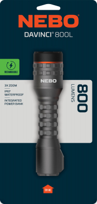 NEBO TOOLS/ASG NEB-FLT-1063 Rechargeable LED Flashlight, 4 Modes, 800 Lumen Buy Now NEBO TOOLS/ASG NEB-FLT-1063 Rechargeable LED Flashlight, 4 Modes, 800 Lumen Buy Now