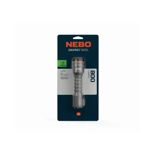 Davinci LED Rechargeable Flashlight & Power Bank, 4 Modes, 1800 Lumen Davinci LED Rechargeable Flashlight & Power Bank, 4 Modes, 1800 Lumen
