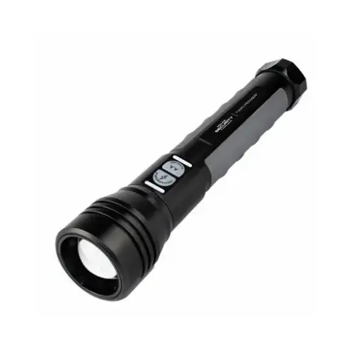Flashlight Twin Power 2000 lm Black LED AA Battery Black Flashlight Twin Power 2000 lm Black LED AA Battery Black