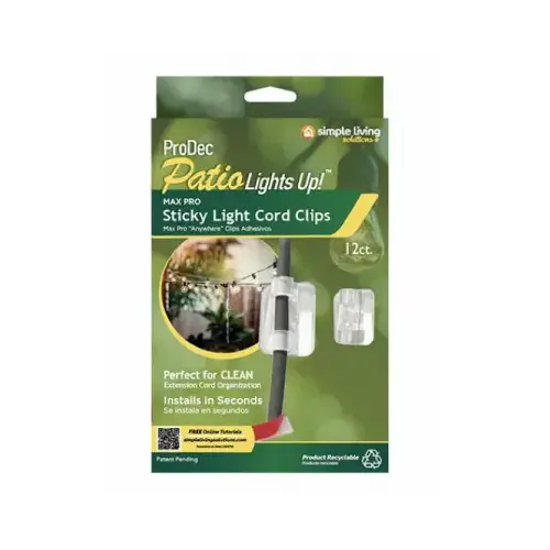 12CT Sticky Cord Clip 12CT Sticky Cord Clip
