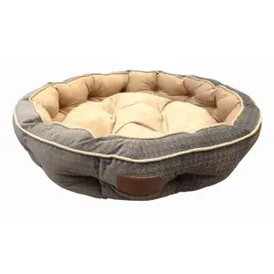 EUROPEAN HOME DESIGNS LLC AKC6565TV AKC MEMORY FOAM 31 INCH TUFTED ROUND BED