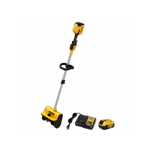 Cordless Snow Shovel, Brushless Motor, 10 In. Wide, Battery & Charger Cordless Snow Shovel, Brushless Motor, 10 In. Wide, Battery & Charger