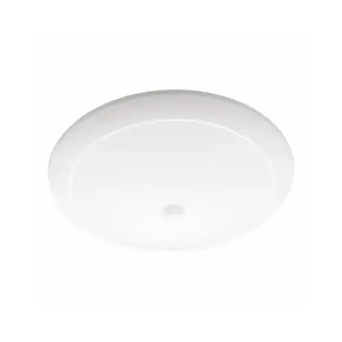 Integrated LED Recessed Soft White Light, Surface Mount, Motion Sensor, White Trim, 1200 Lumens, 9 In. Integrated LED Recessed Soft White Light, Surface Mount, Motion Sensor, White Trim, 1200 Lumens, 9 In.