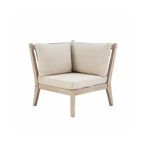 Svana Corner Chair, Beige Cushions Svana Corner Chair, Beige Cushions