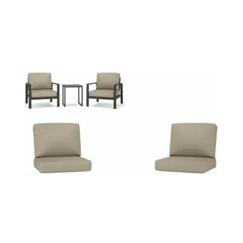 3PC Rockton GRY Cushion