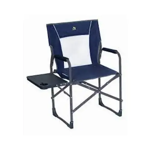 Slim-Fold Director's Chair, Easy Folding, Indigo