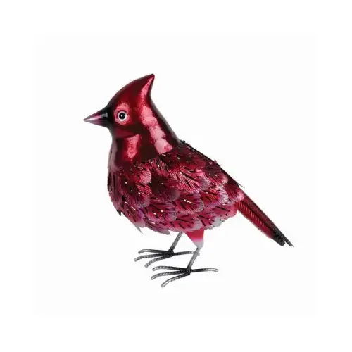 Solar LED Cardinal, Metal Solar LED Cardinal, Metal