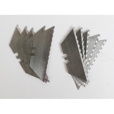 HANGZHOU GREAT STAR INDUST 176033 Serrated Utility Knife Blades pack of 10