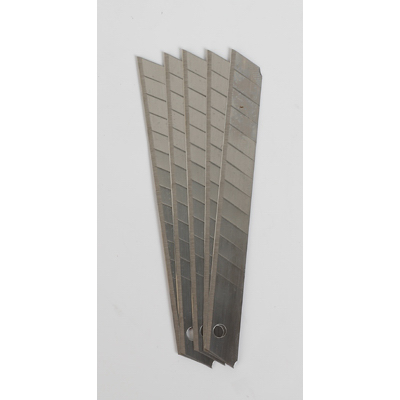 HANGZHOU GREAT STAR INDUST 704702 13-Point Snap Knife Blades, 9mm   pack of 5