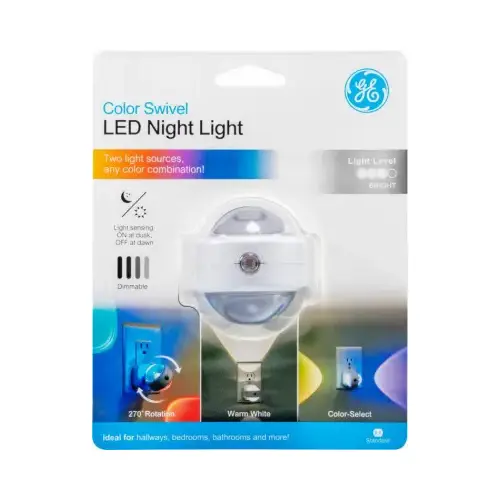 Color-Changing Swivel LED Night Light Color-Changing Swivel LED Night Light