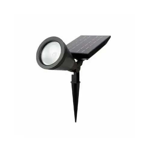 Solar LED Spotlight, Metal, 200 Lumens Solar LED Spotlight, Metal, 200 Lumens