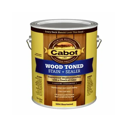 Wood Tone Deck & Siding Stain, Heartwood, Gallon