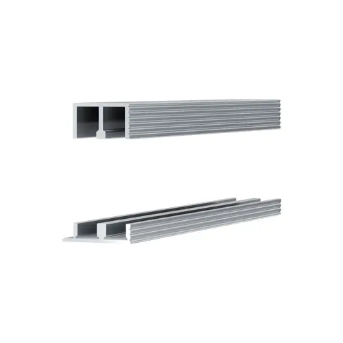Sliding Door Track Assembly No. 10, 6 ft Length Mill Aluminum Sliding Door Track Assembly No. 10, 6 ft Length Mill Aluminum