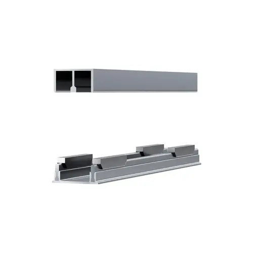 3/4" x 72" Guide/Track Assembly, Clear Anodized Finish 3/4" x 72" Guide/Track Assembly, Clear Anodized Finish