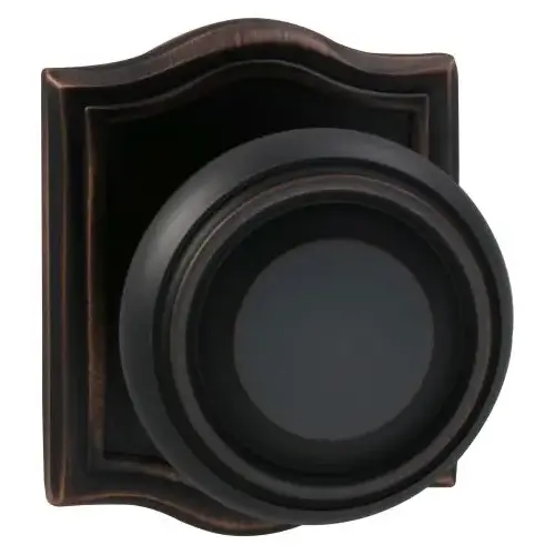 Dummy Pair 565 Knob with Arched Rose Tuscan Bronze Finish Dummy Pair 565 Knob with Arched Rose Tuscan Bronze Finish