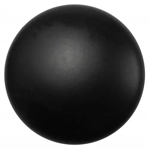 Strategic Brands 1 3/8 Steel Hollow Knob - Matte Black - pack of 10 59932