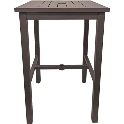 42x28 Sigma Bar Height Table, 100% Aluminum, Black 42x28 Sigma Bar Height Table, 100% Aluminum, Black