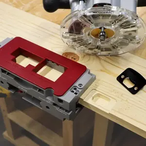 Milescraft 12290003 Door Hinge Template Hinge Jig Plus