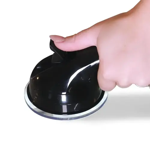 Suction Cup Grab Bar 12" L Plastic Black