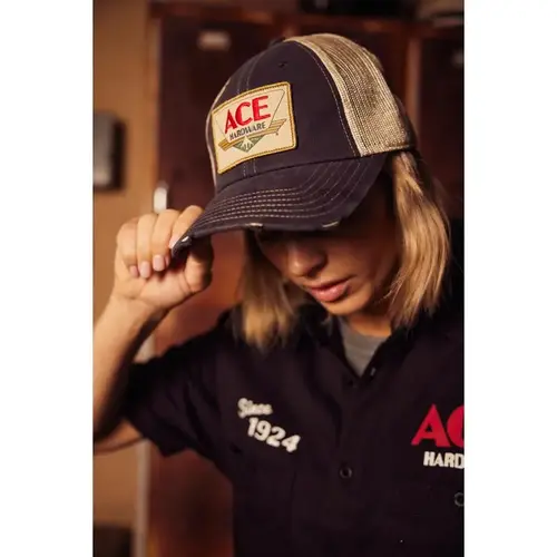 Logo Baseball Cap Headwear Stone/Navy One Size Fits Most Stone/Navy