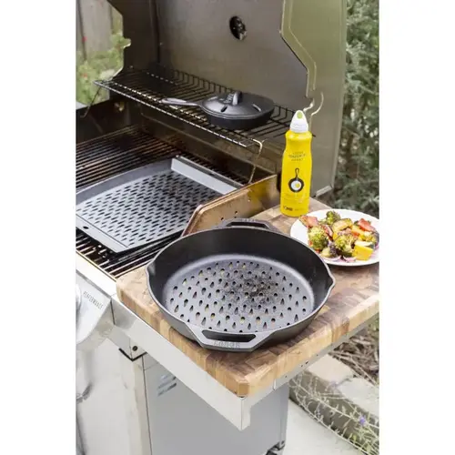 Grilling Spray Cast Iron 8 oz 8.8" L X 2.3" W Yellow