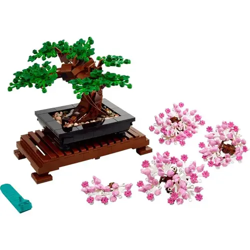 Building Kit Bonsai Tree ABS Plastic Multicolored 878 pc Multicolored