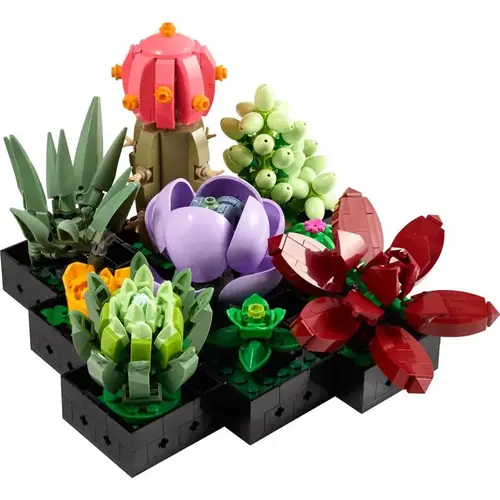 Building Kit Succulents ABS Plastic Multicolored 771 pc Multicolored Building Kit Succulents ABS Plastic Multicolored 771 pc Multicolored