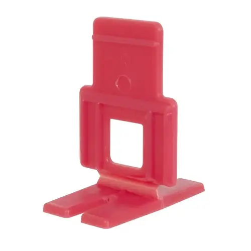 LASH Tile Leveling Clip, 1/8 in Thick Red - pack of 100 LASH Tile Leveling Clip, 1/8 in Thick Red - pack of 100
