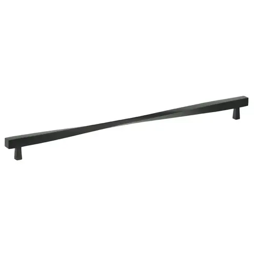 16-1/2" Center to Center Modern Twisted Cabinet Pull Oil Rubbed Bronze Finish 16-1/2" Center to Center Modern Twisted Cabinet Pull Oil Rubbed Bronze Finish