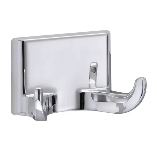 Double Robe Hook Polished Chrome