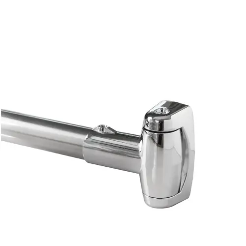 Curved Shower Rod With Swivel Flanges Polished Stainless Steel Curved Shower Rod With Swivel Flanges Polished Stainless Steel