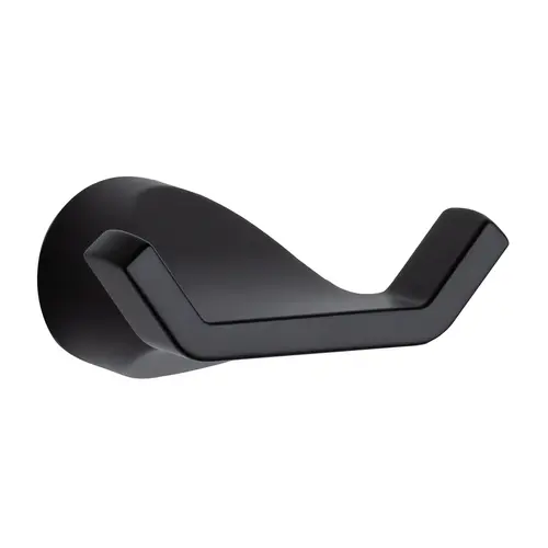 Double Robe Hook Matte Black Double Robe Hook Matte Black
