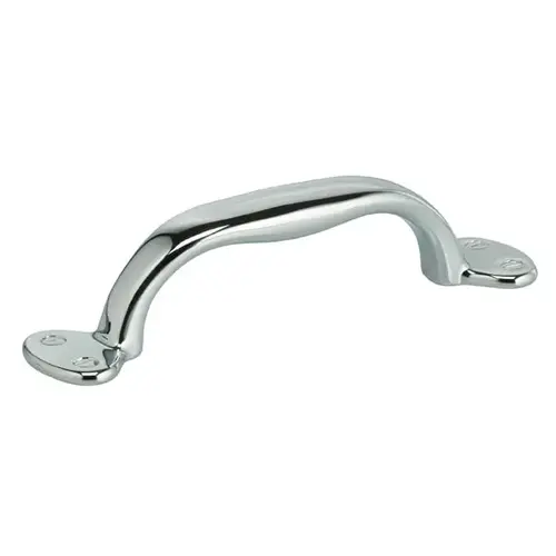 3-3/4" Center to Center Handle Cabinet Pull Bright Chrome Finish