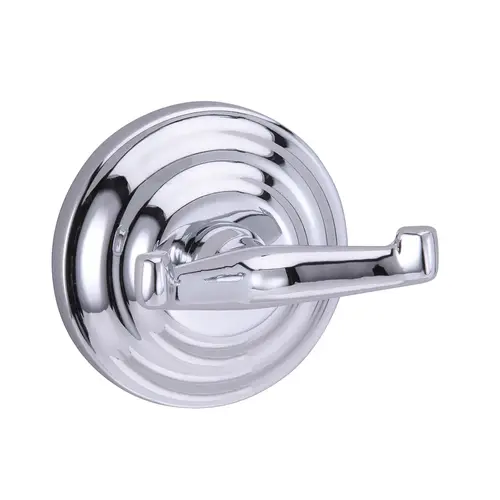 Double Robe Hook Polished Chrome