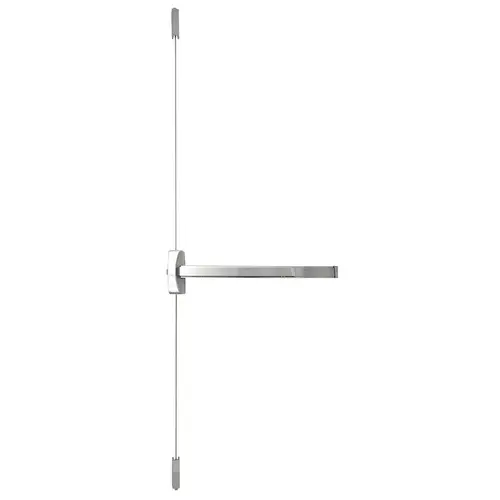 Fire Rated Vertical Rod Exit Device Satin Stainless Steel