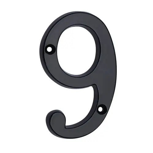 6" Classic Aluminum House Numbers Matte Black 6" Classic Aluminum House Numbers Matte Black