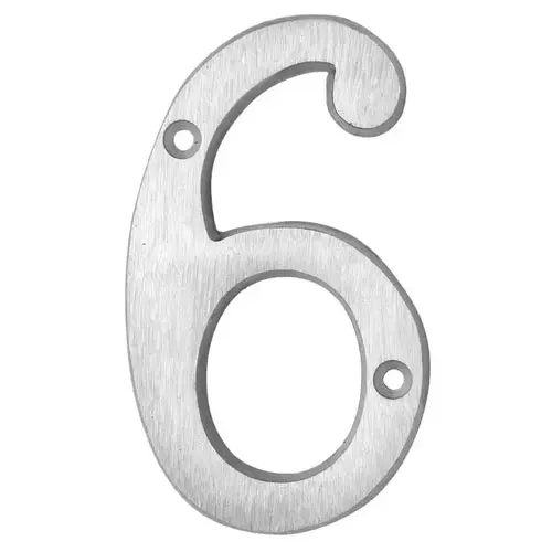 4" Classic Aluminum House Numbers Aluminum 4" Classic Aluminum House Numbers Aluminum