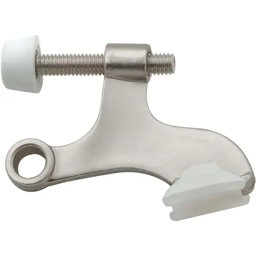 Wide Angle Hinge Pin Door Stop Satin Nickel Wide Angle Hinge Pin Door Stop Satin Nickel