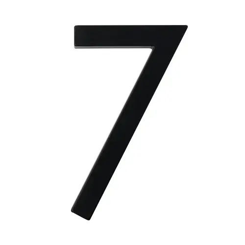 5" Designer House Numbers Matte Black