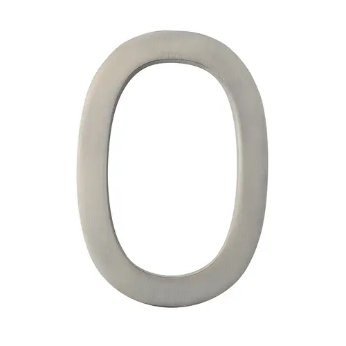 5" Designer House Numbers Satin Nickel