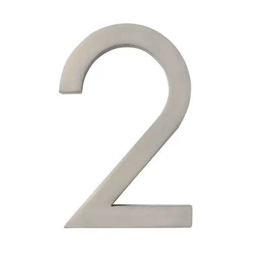 5" Designer House Numbers Satin Nickel 5" Designer House Numbers Satin Nickel