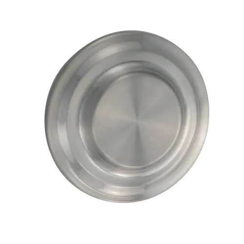 Single Sided Deadbolt With Exterior Plate Satin Nickel