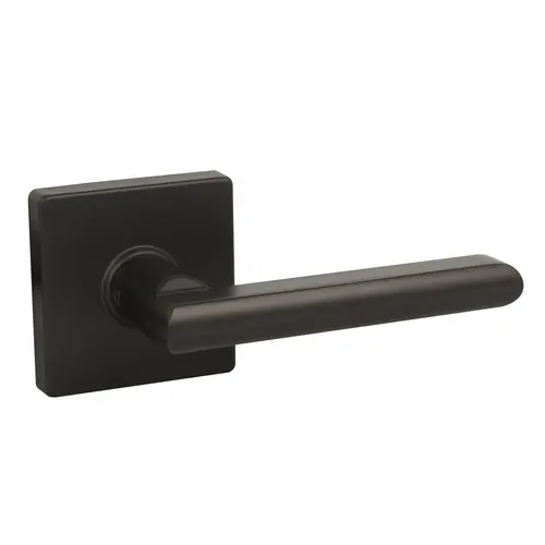 Square Rose Lever Matte Black