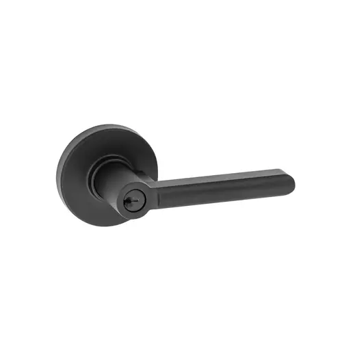 Round Rose Lever Matte Black Round Rose Lever Matte Black